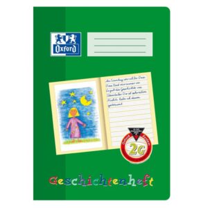 Geschichtenheft Oxford 2G A4 16Blatt