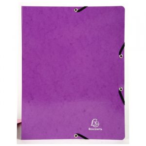 Ringbuch 2 Ring, Karton, 20mm Exacompta Iderma lila